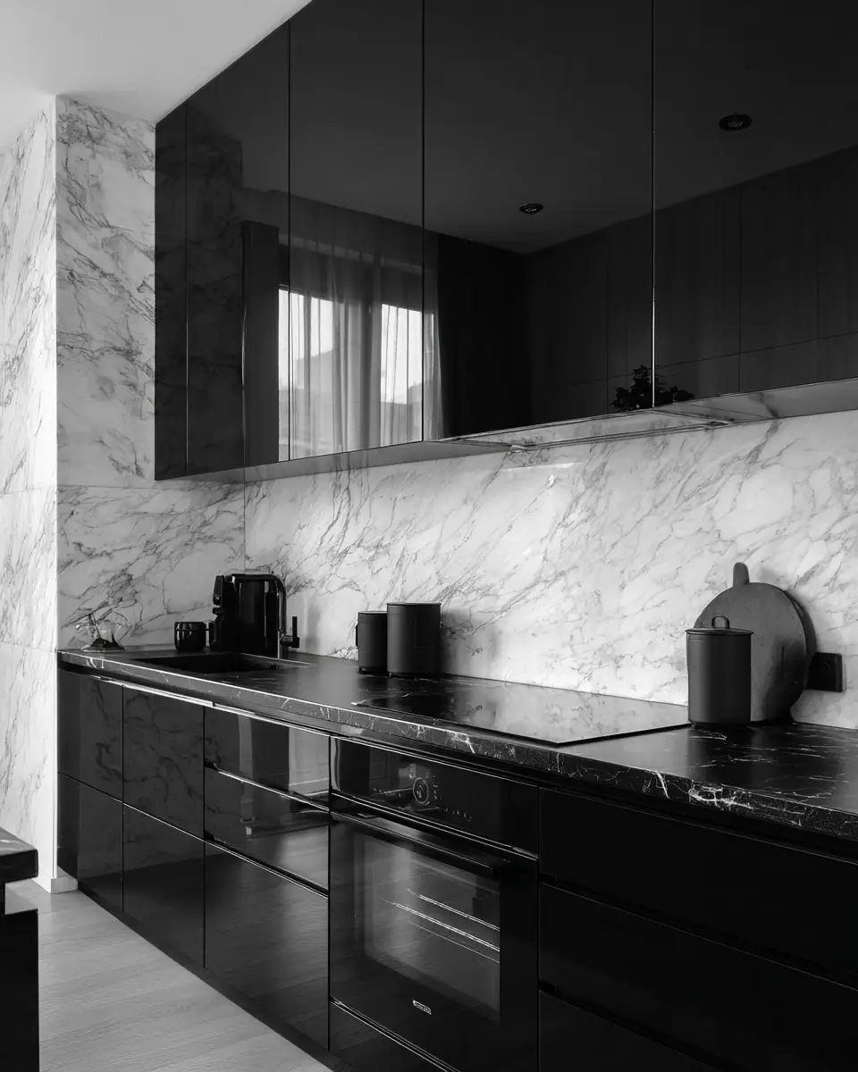 Monochrome Kitchen Decor Ideas