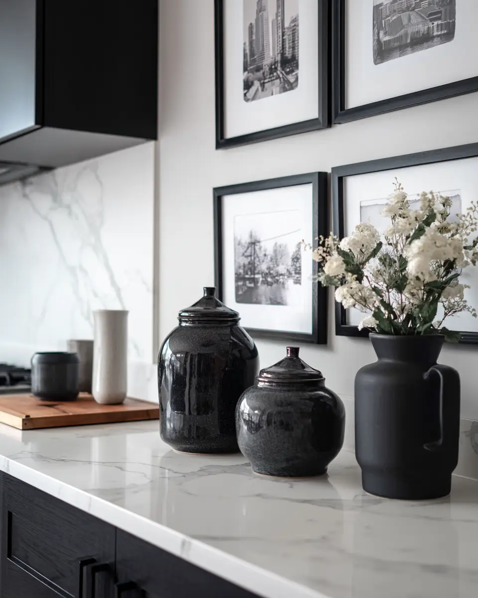 Monochrome Kitchen Decor Ideas