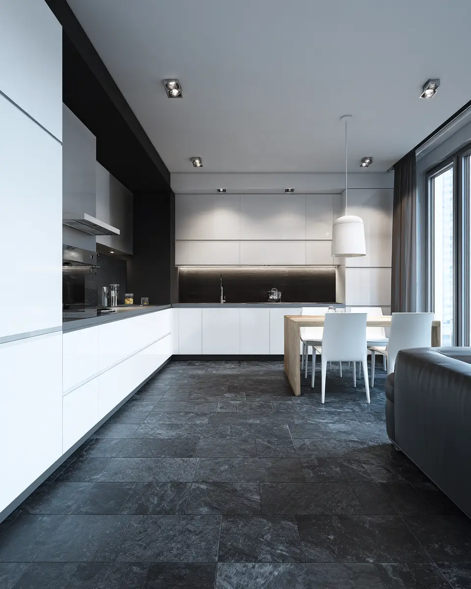 Monochrome Kitchen Decor Ideas