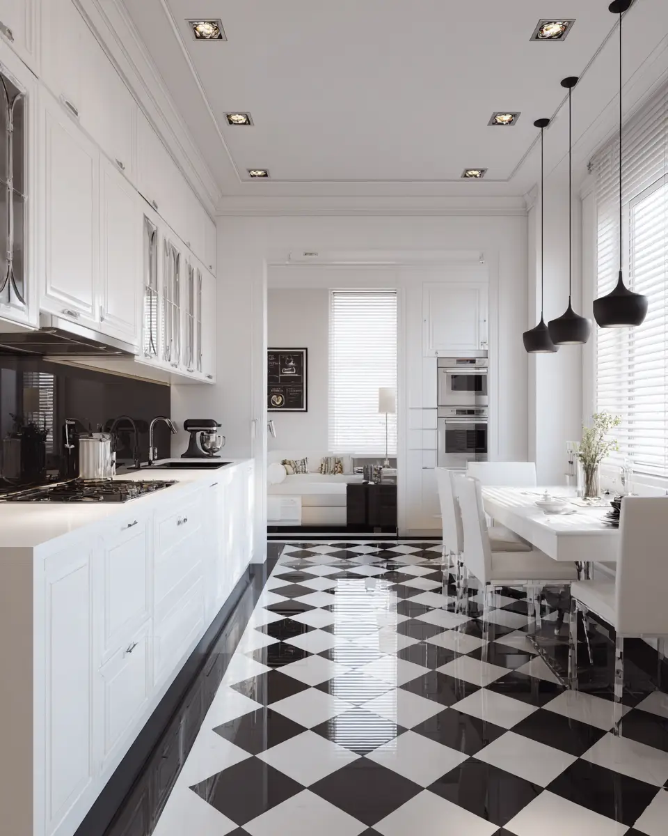 Monochrome Kitchen Decor Ideas
