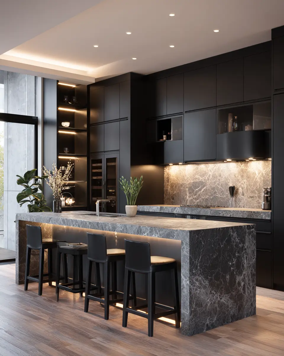 Monochrome Kitchen Decor Ideas