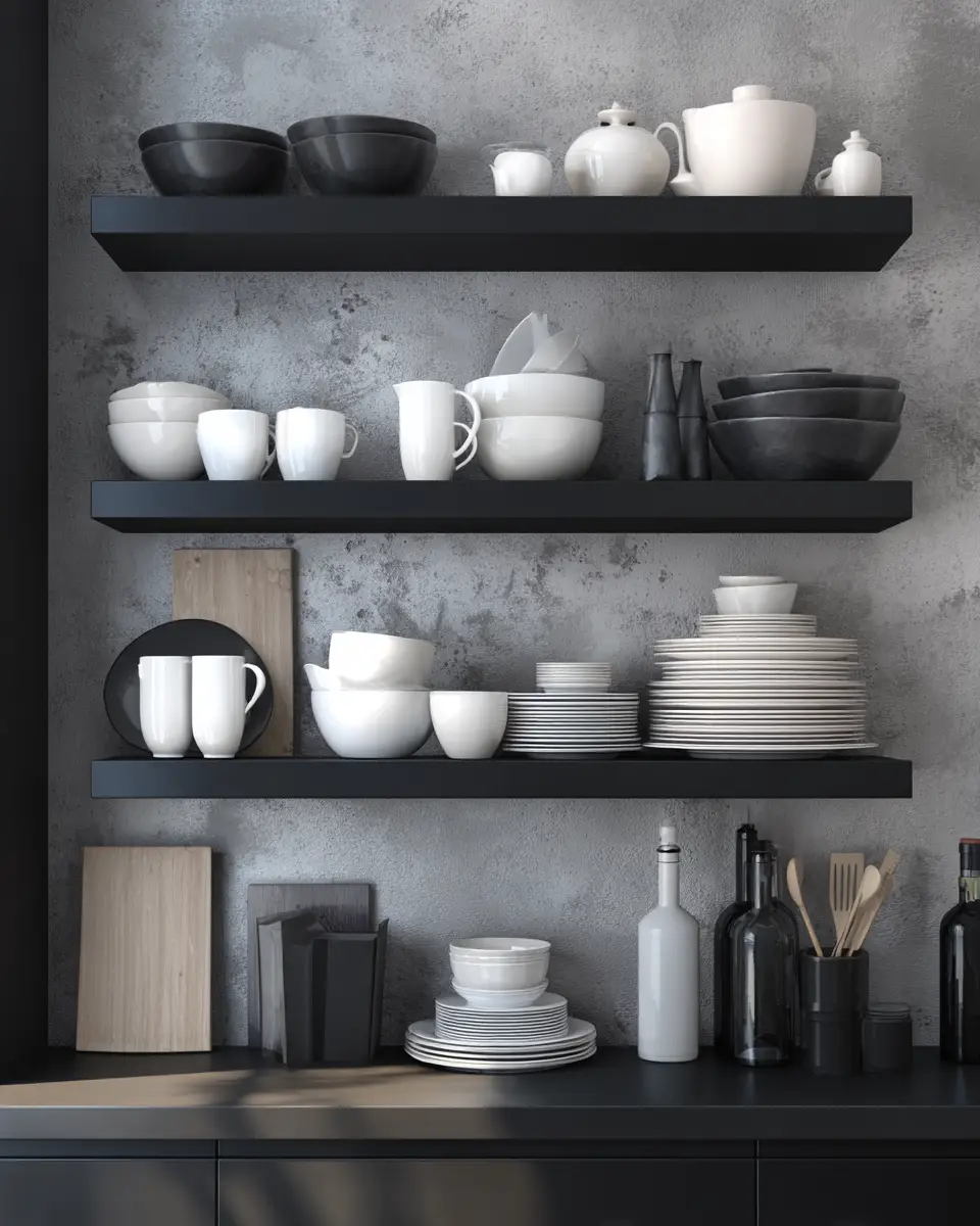 Monochrome Kitchen Decor Ideas