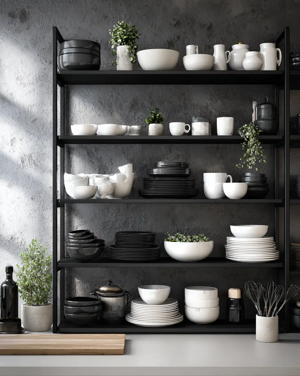 Monochrome Kitchen Decor Ideas