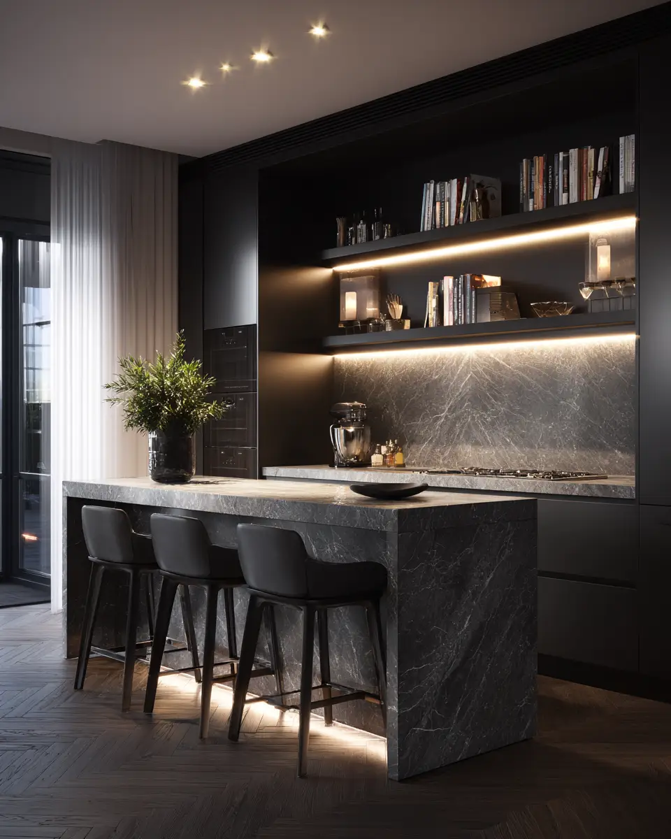 Monochrome Kitchen Decor Ideas