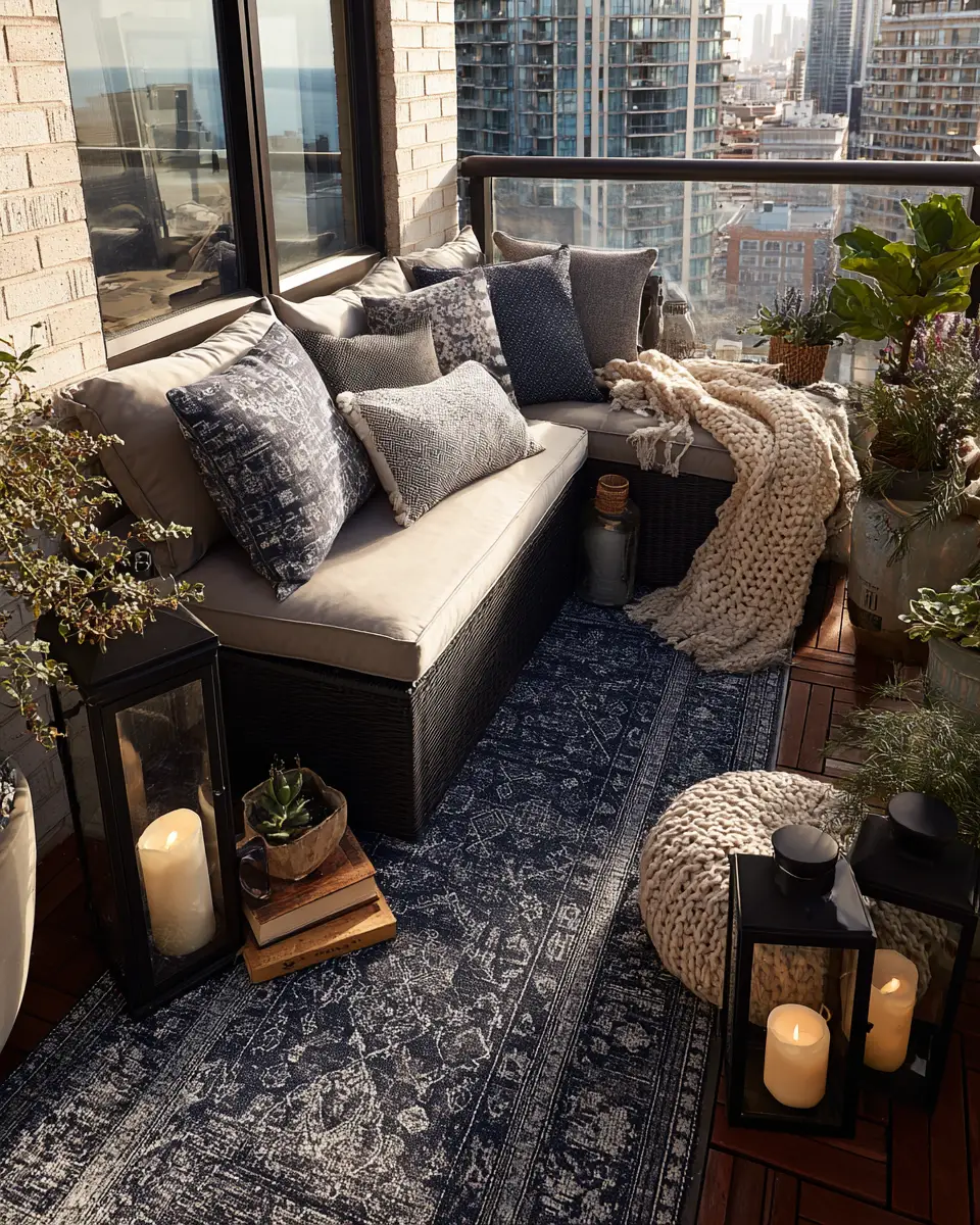 Moody Balcony Decor Ideas