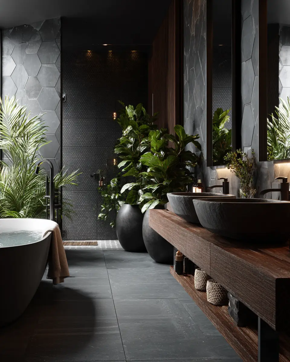 Moody Bathroom Decor Ideas