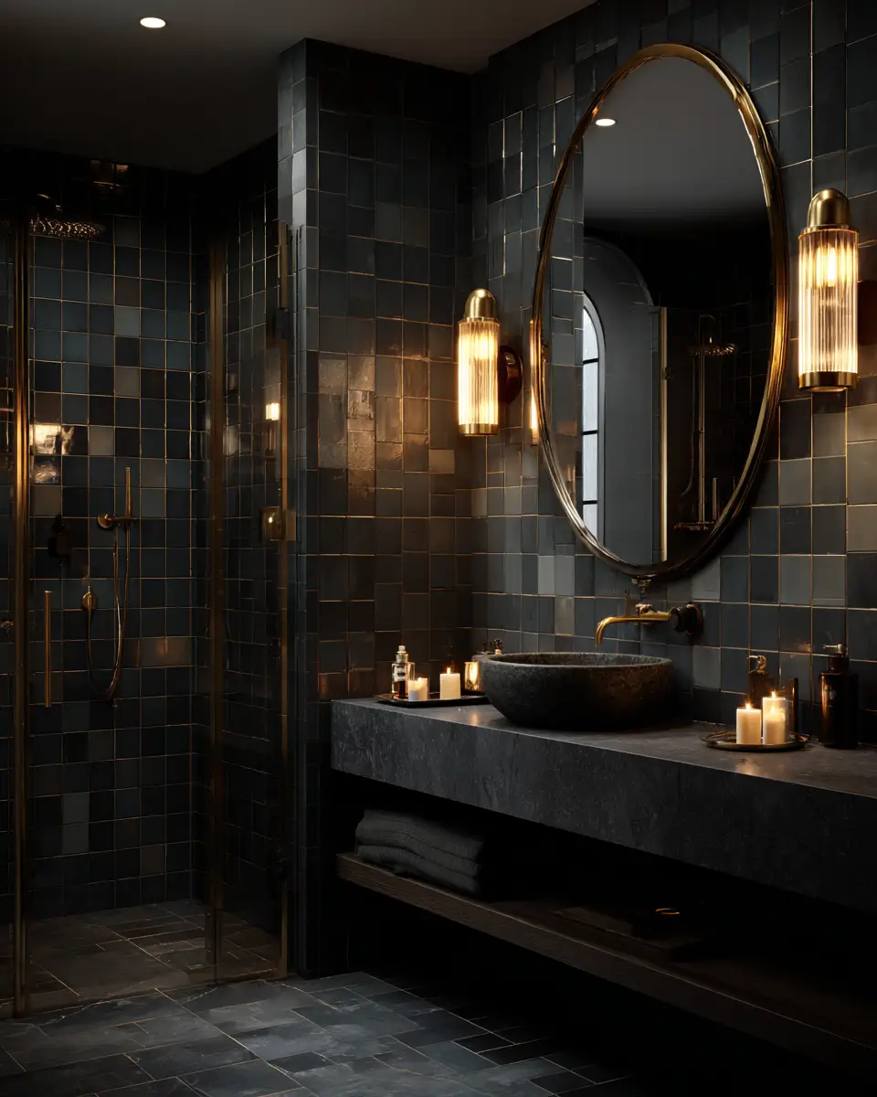 Moody Bathroom Decor Ideas