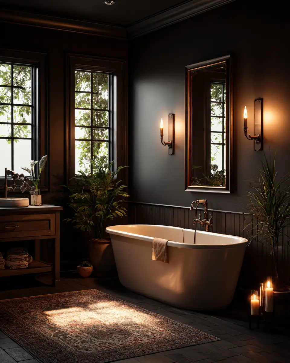 Moody Bathroom Decor Ideas