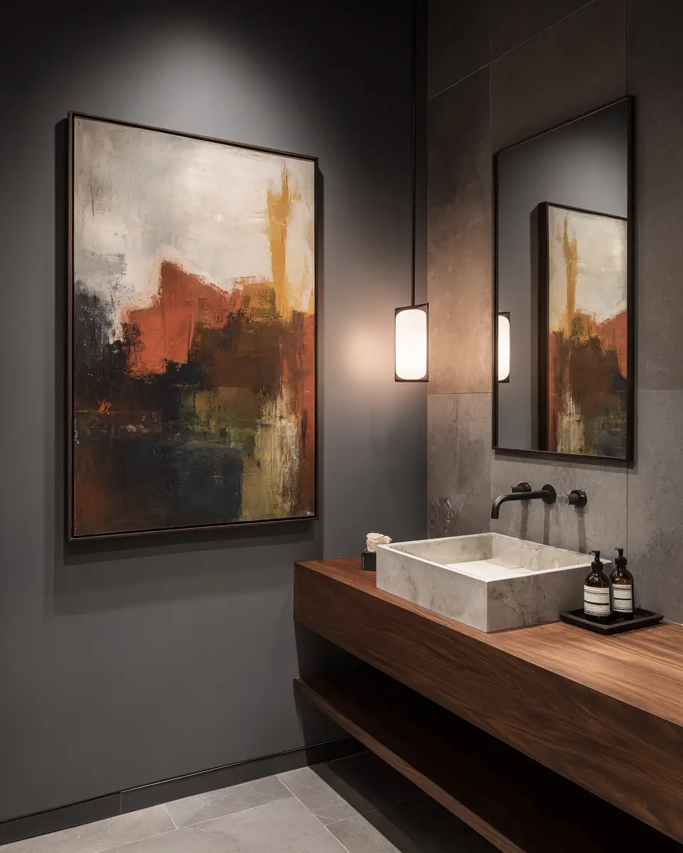 Moody Bathroom Decor Ideas