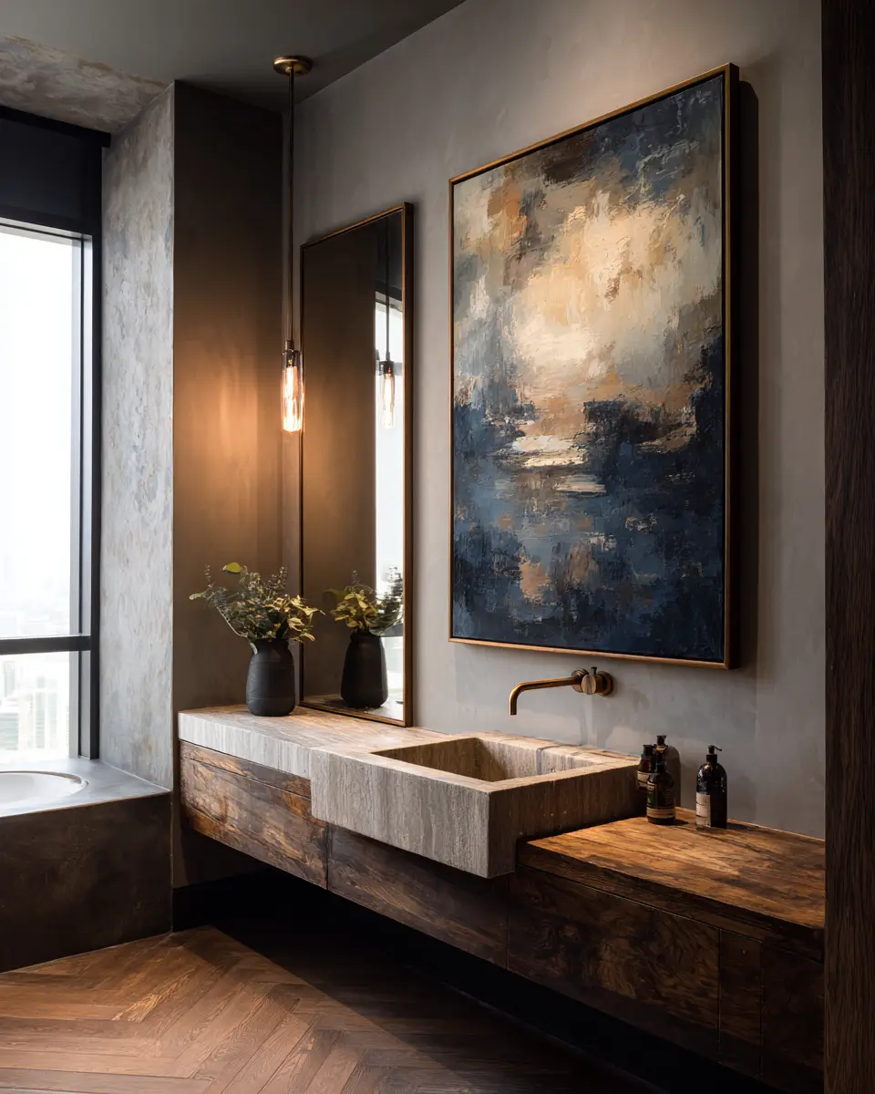 Moody Bathroom Decor Ideas