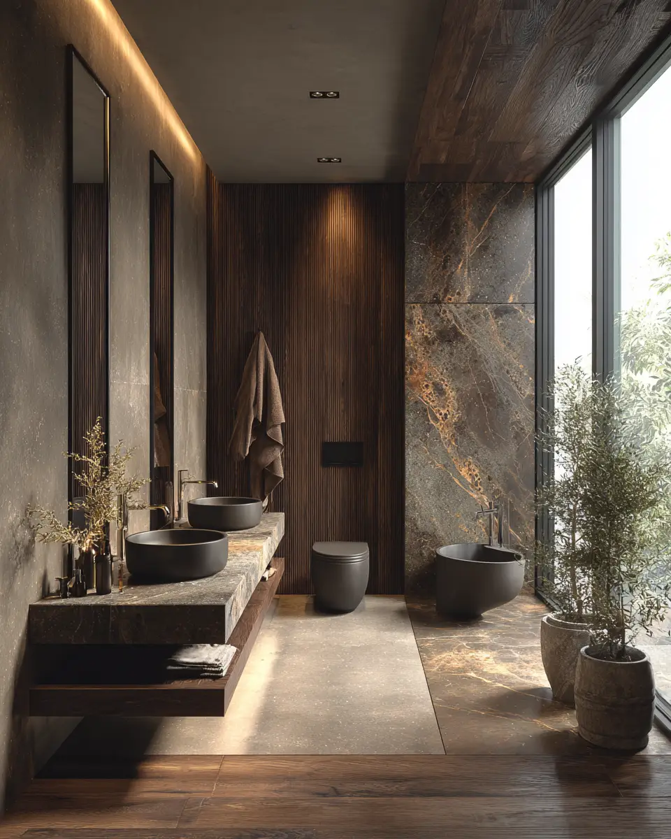 Moody Bathroom Decor Ideas