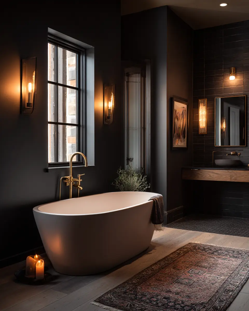 Moody Bathroom Decor Ideas