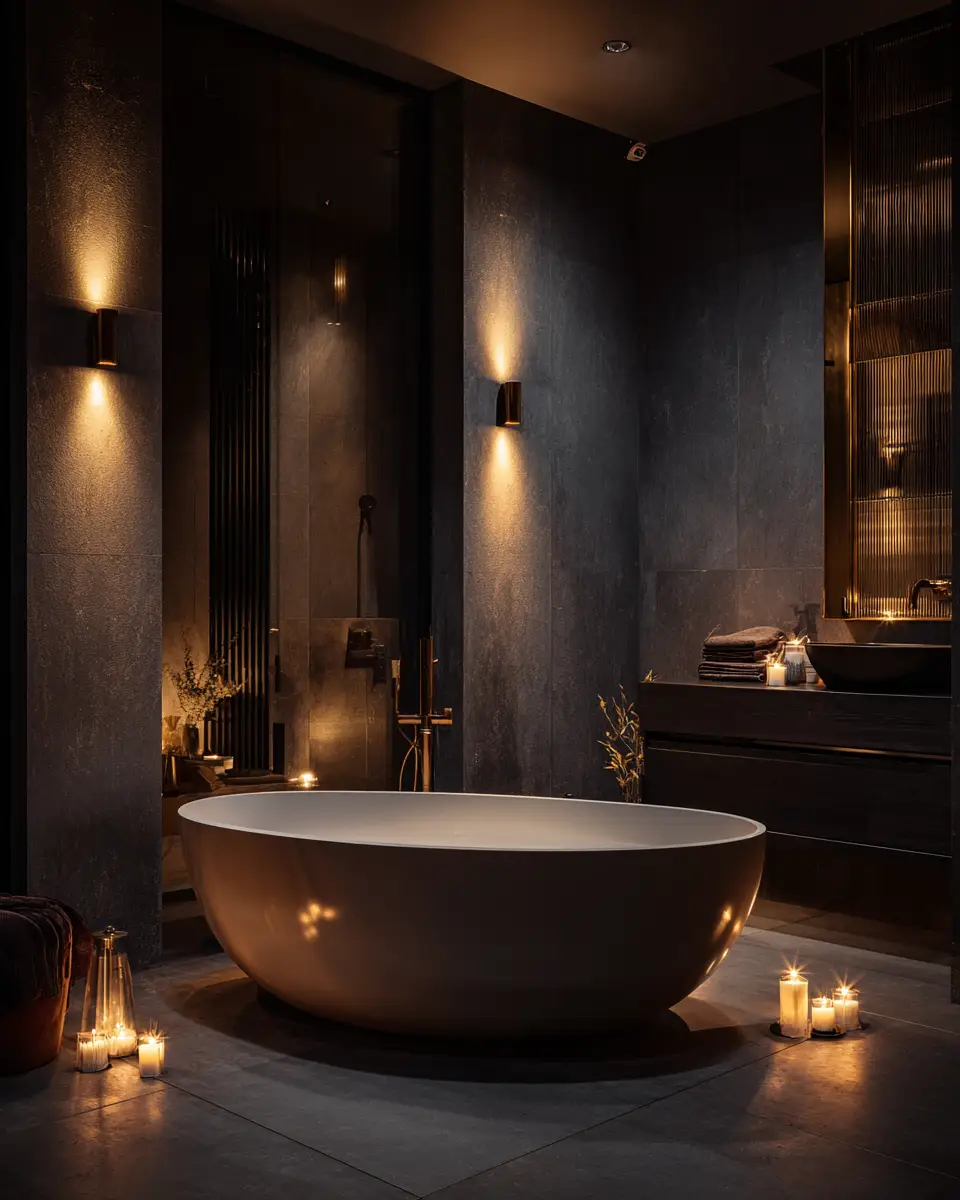 Moody Bathroom Decor Ideas