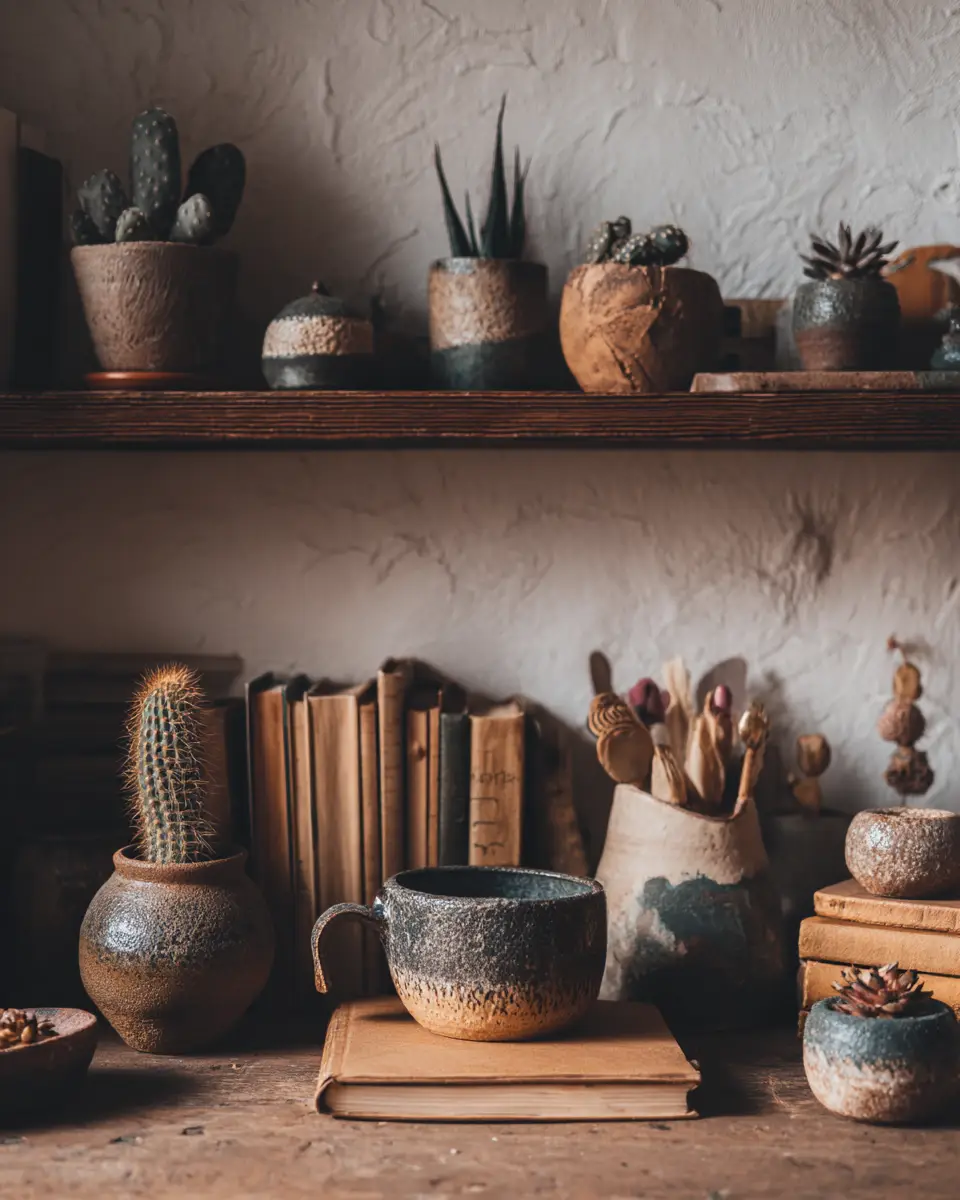 Moody Boho Home Office Decor Ideas