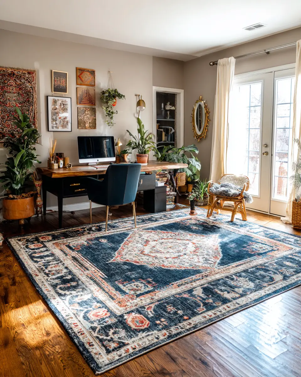 Moody Boho Home Office Decor Ideas