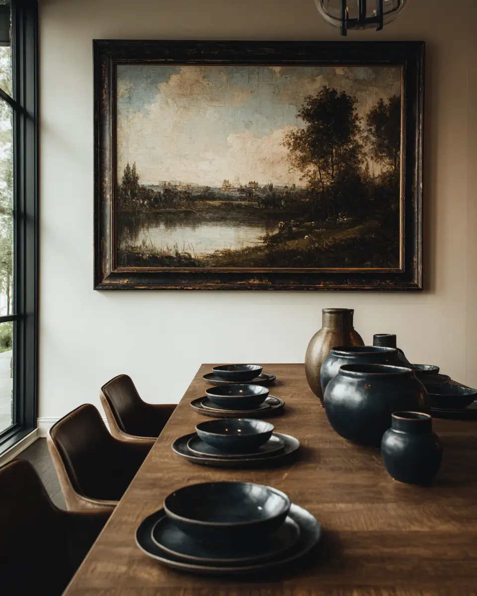 Moody Classic Dining Room Decor Ideas