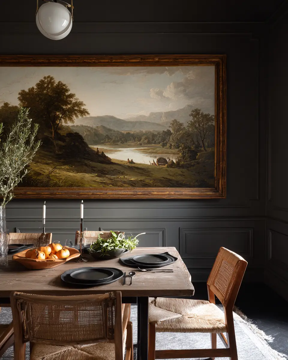 Moody Classic Dining Room Decor Ideas