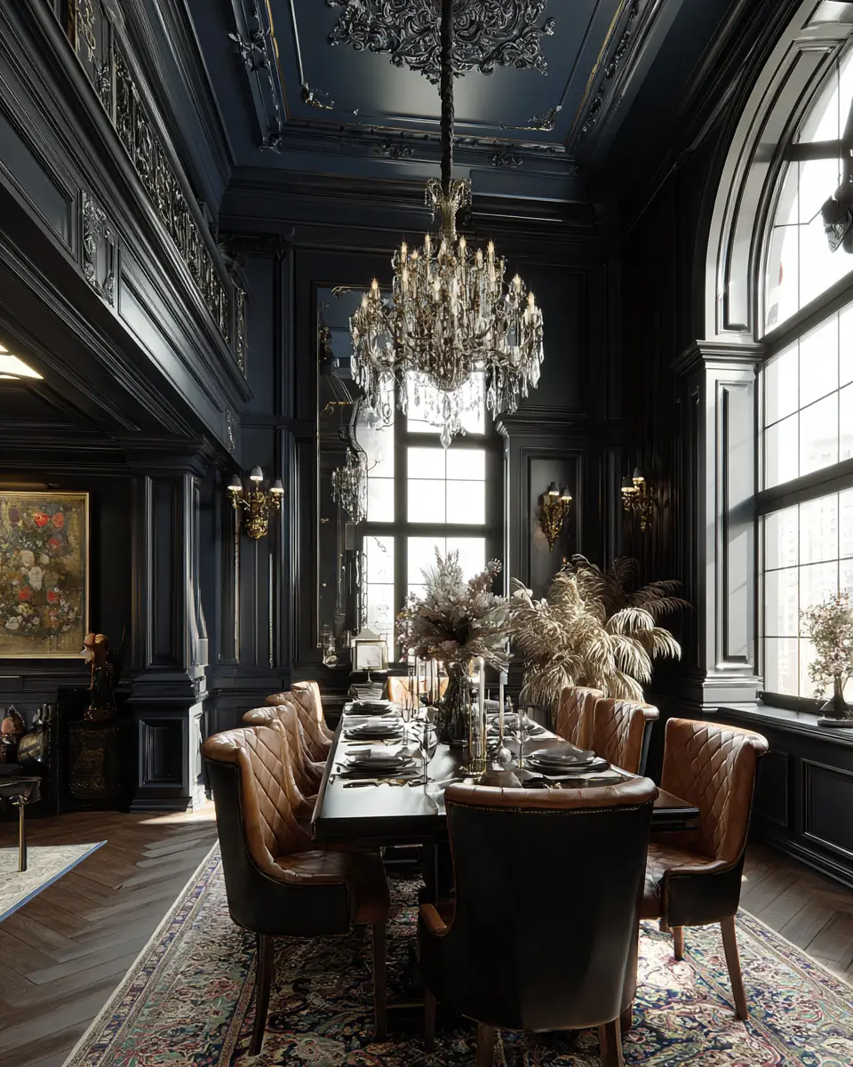Moody Classic Dining Room Decor Ideas