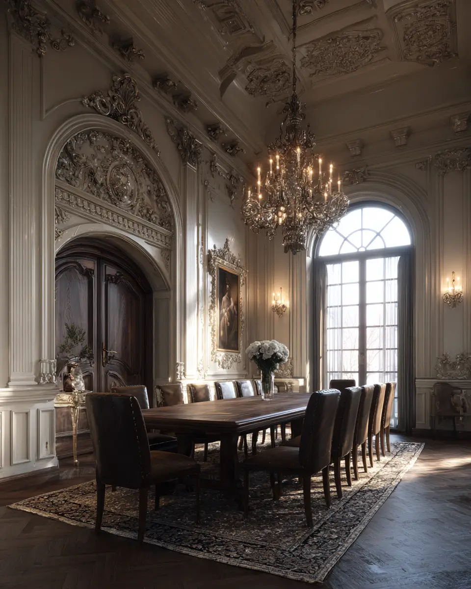 Moody Classic Dining Room Decor Ideas