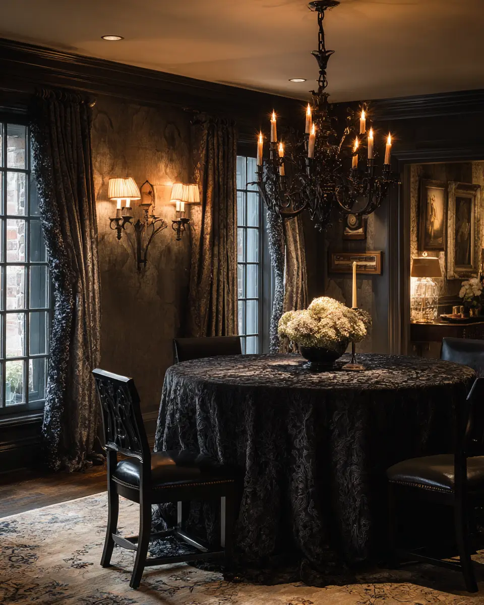 Moody Classic Dining Room Decor Ideas