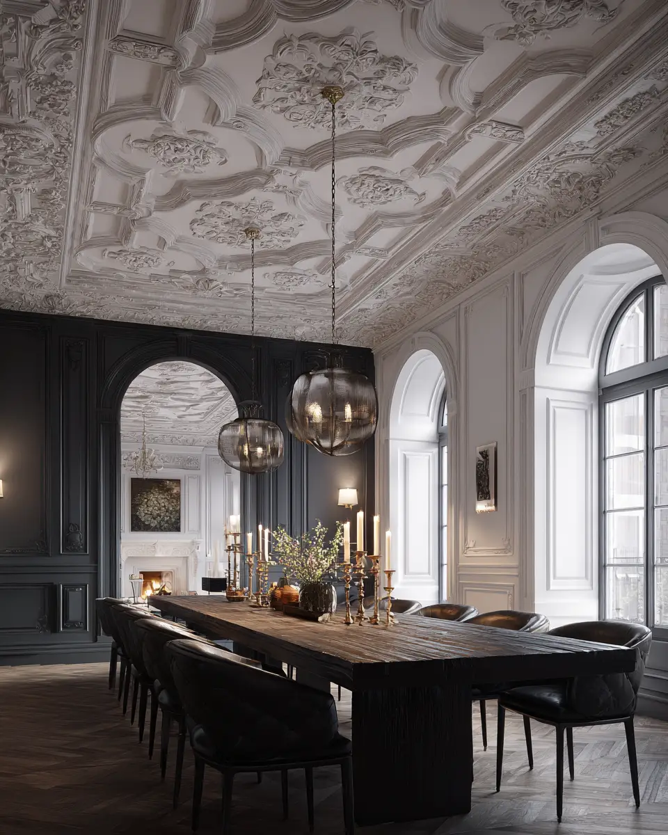 Moody Classic Dining Room Decor Ideas