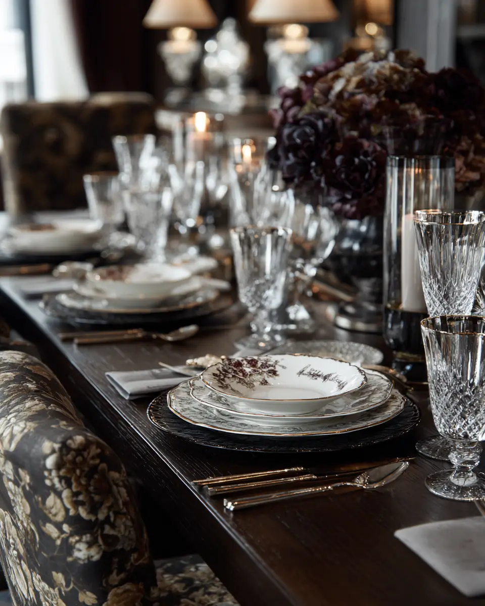 Moody Classic Dining Room Decor Ideas