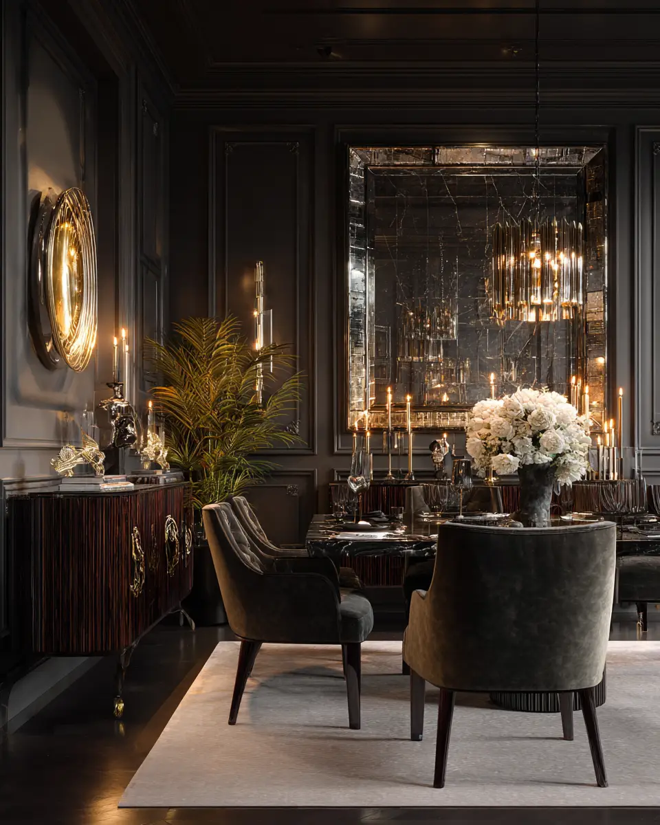 Moody Classic Dining Room Decor Ideas