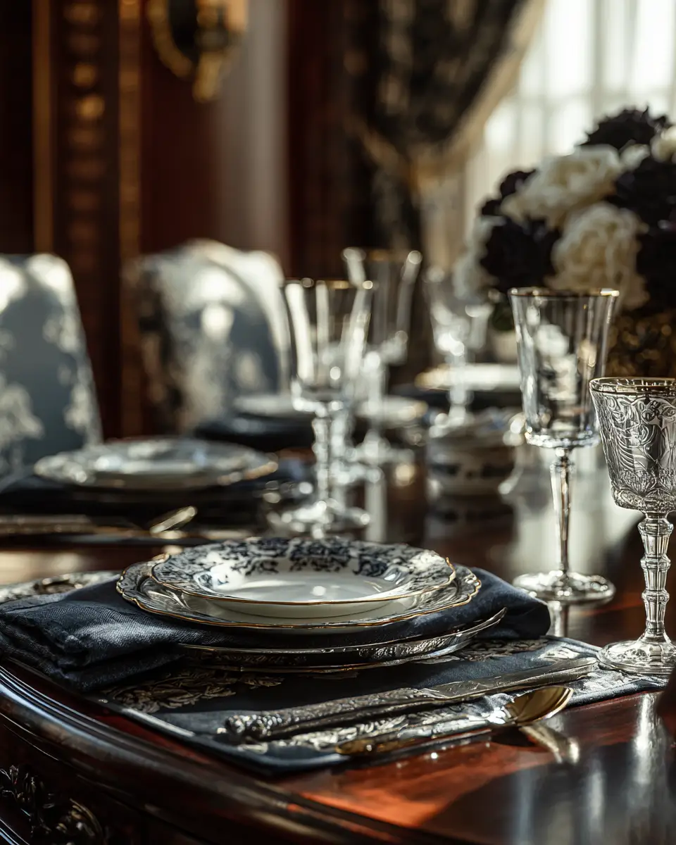 Moody Classic Dining Room Decor Ideas