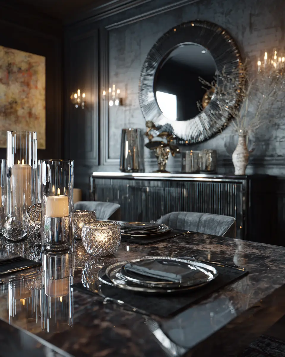 Moody Classic Dining Room Decor Ideas