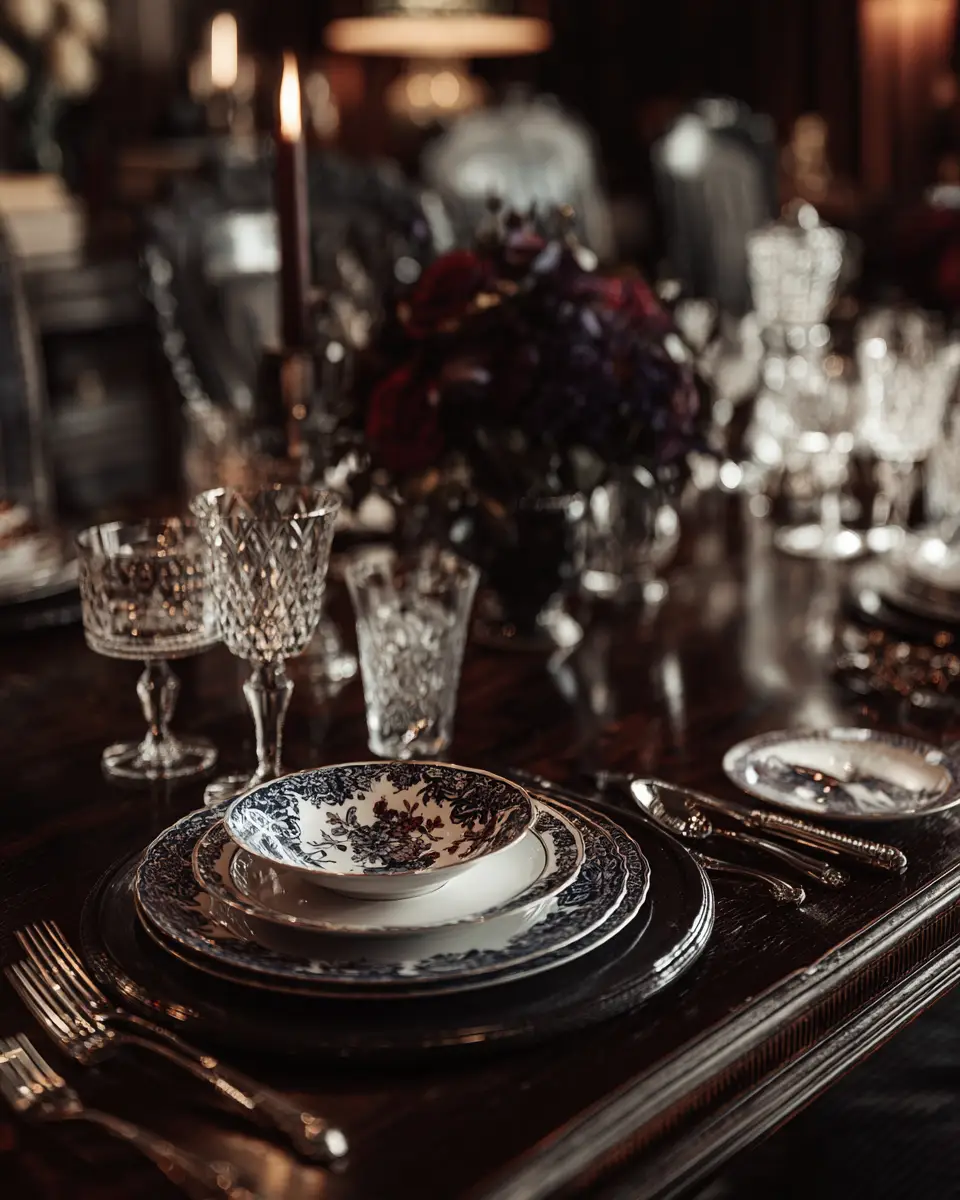 Moody Classic Dining Room Decor Ideas