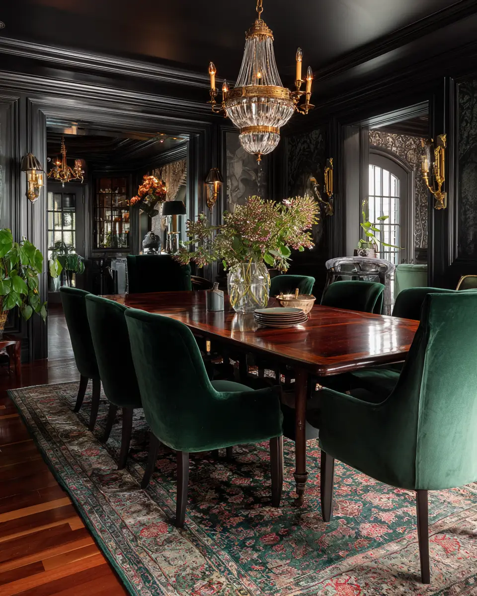 Moody Classic Dining Room Decor Ideas