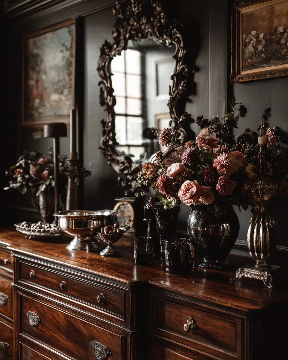 Moody Classic Dining Room Decor Ideas