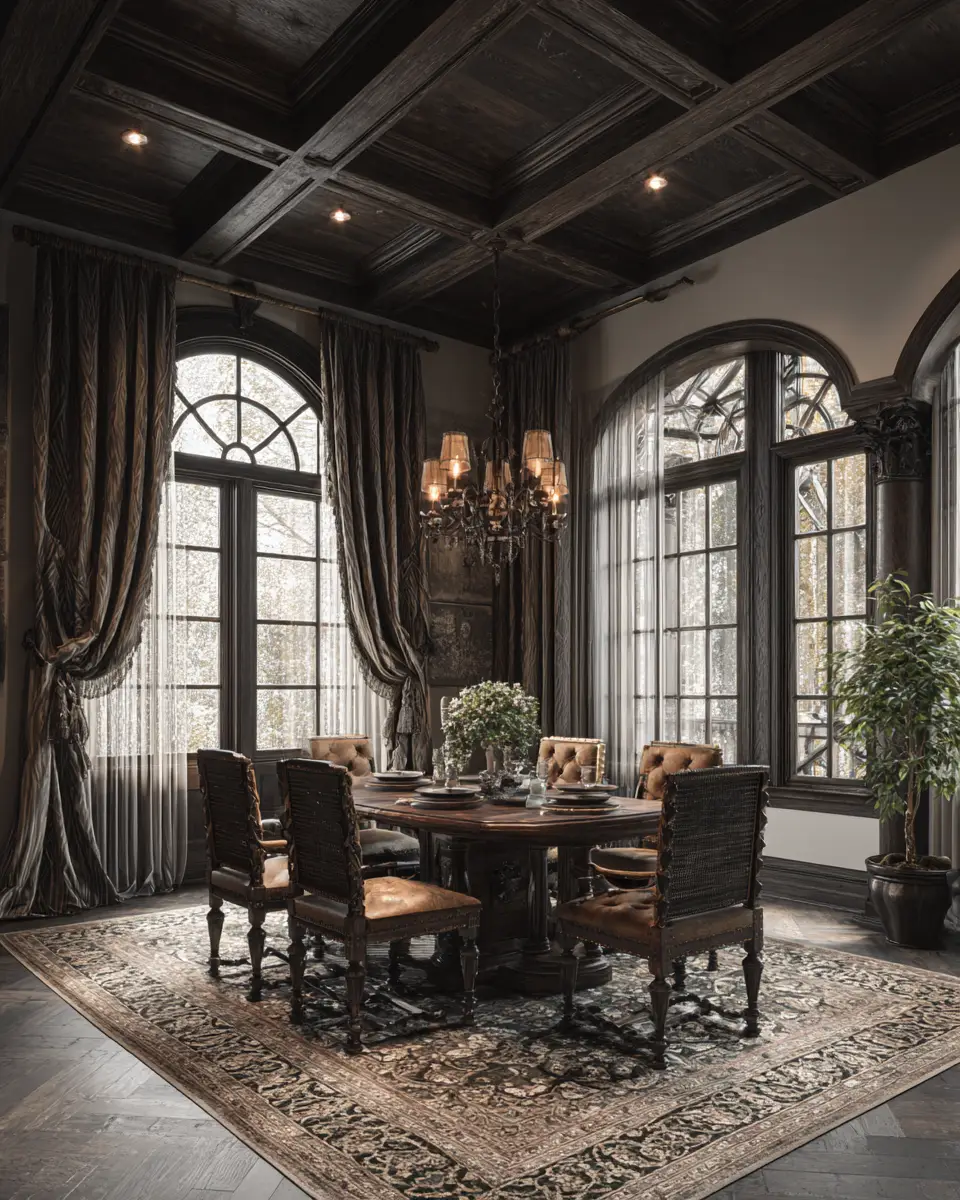 Moody Classic Dining Room Decor Ideas