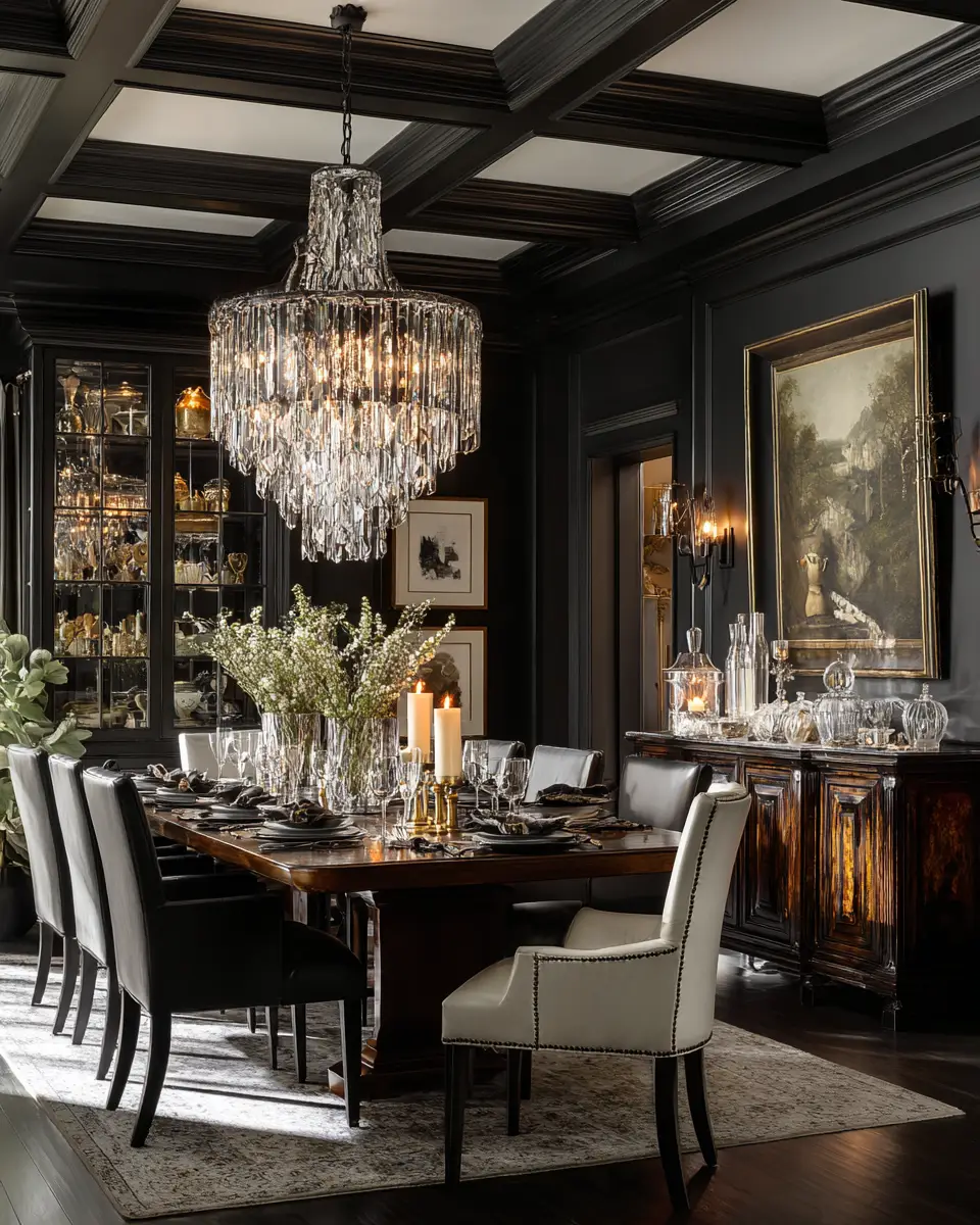 Moody Classic Dining Room Decor Ideas