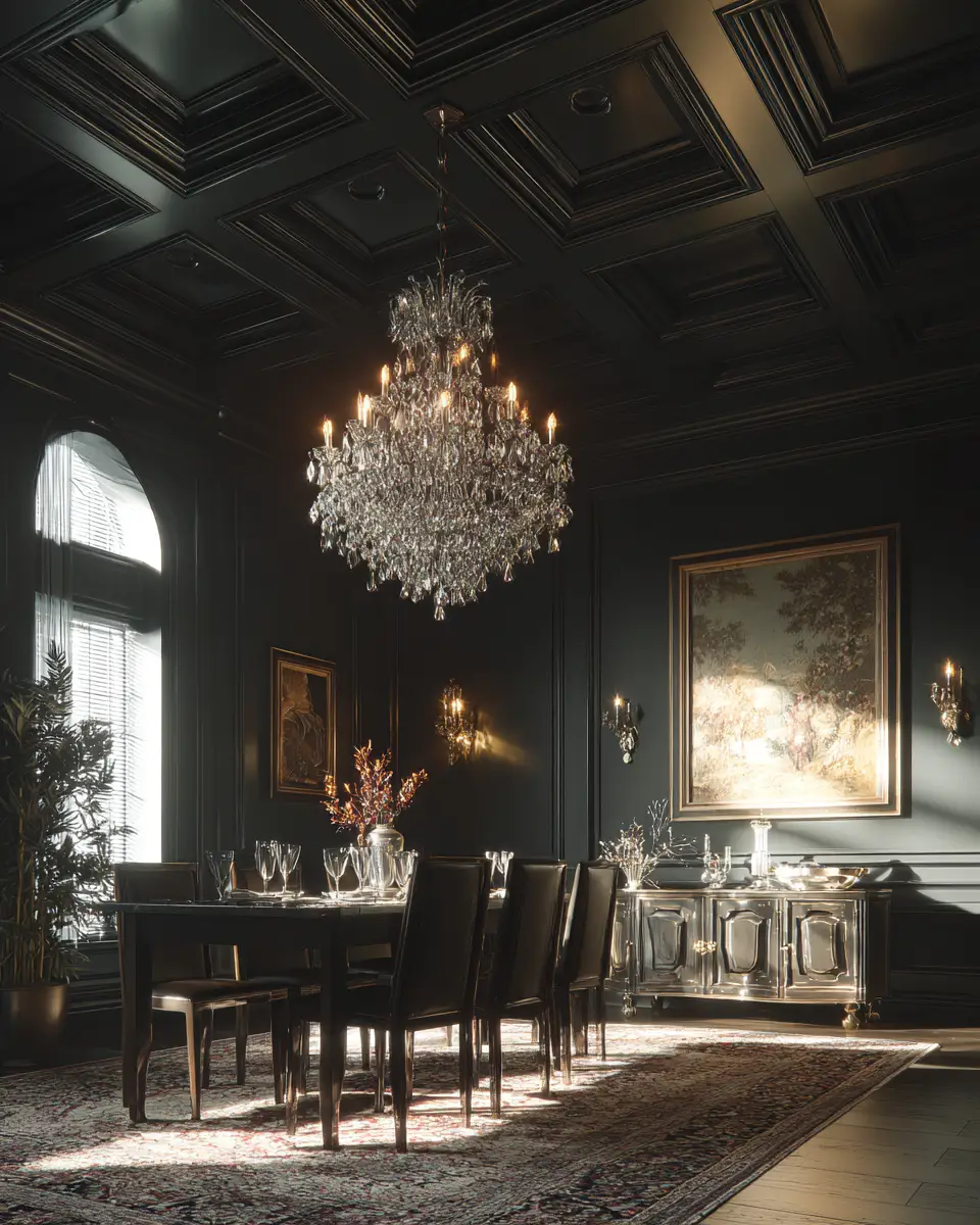 Moody Classic Dining Room Decor Ideas