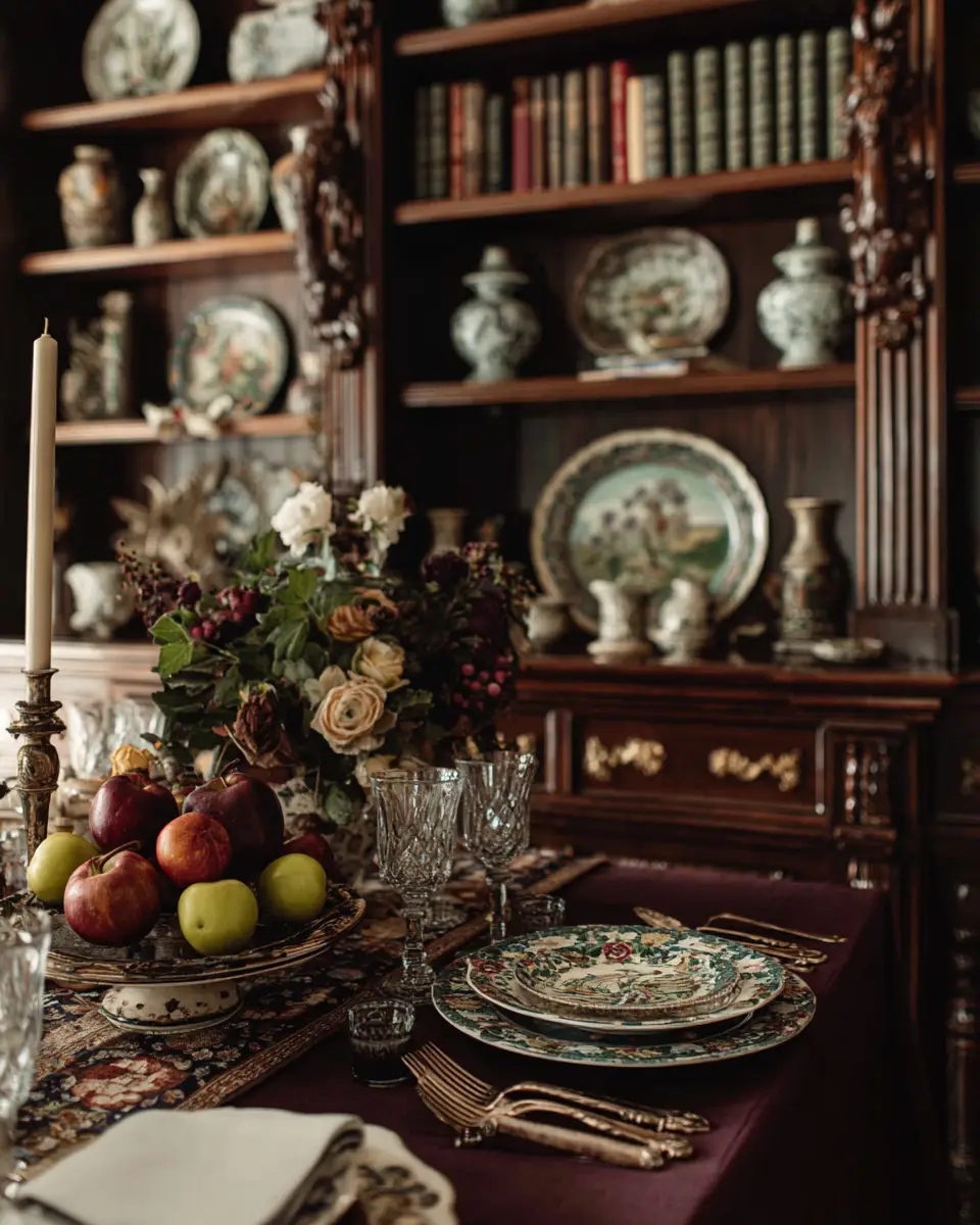 Moody Classic Dining Room Decor Ideas