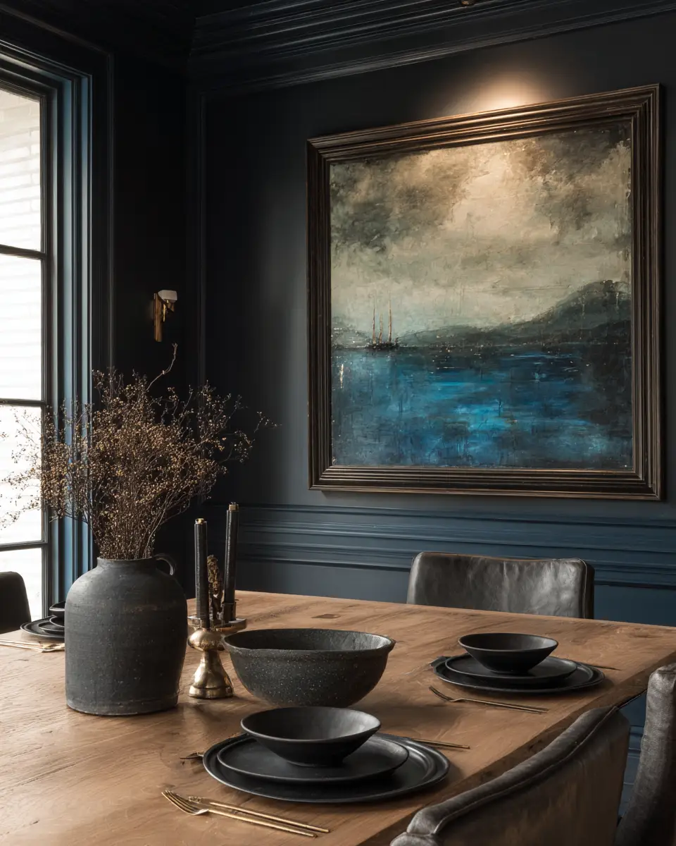 Moody Classic Dining Room Decor Ideas