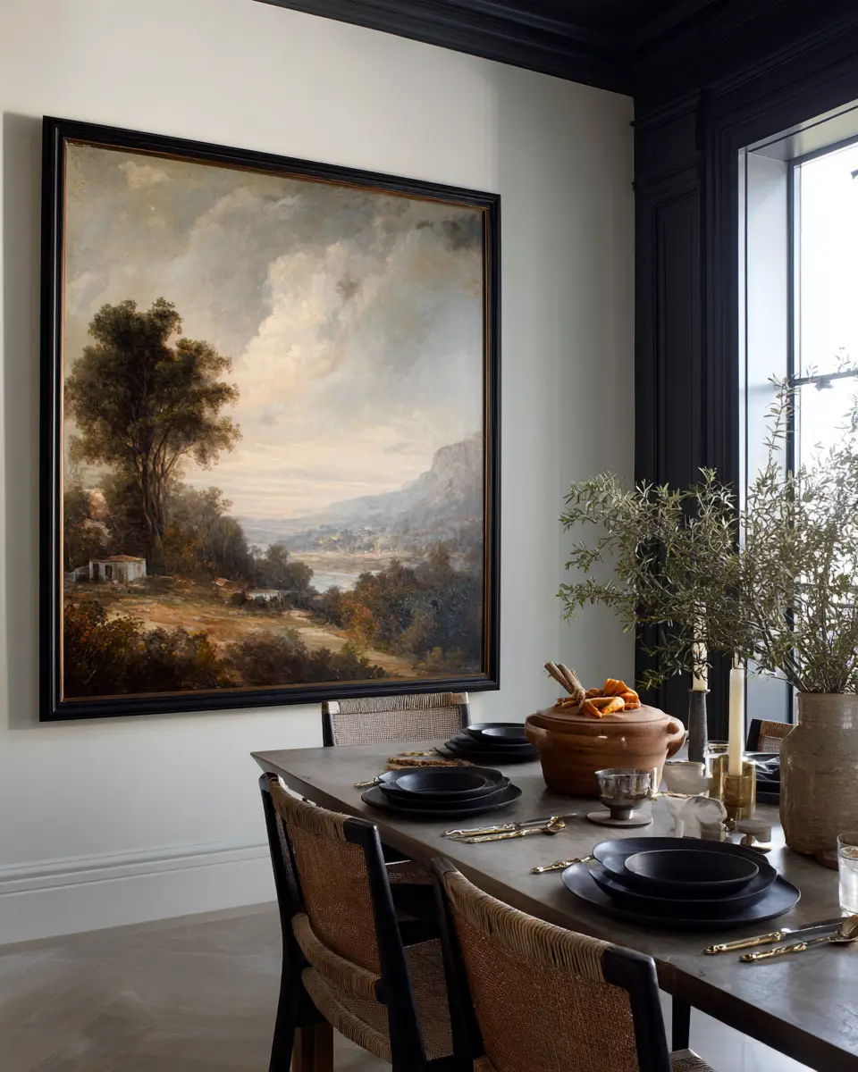 Moody Classic Dining Room Decor Ideas