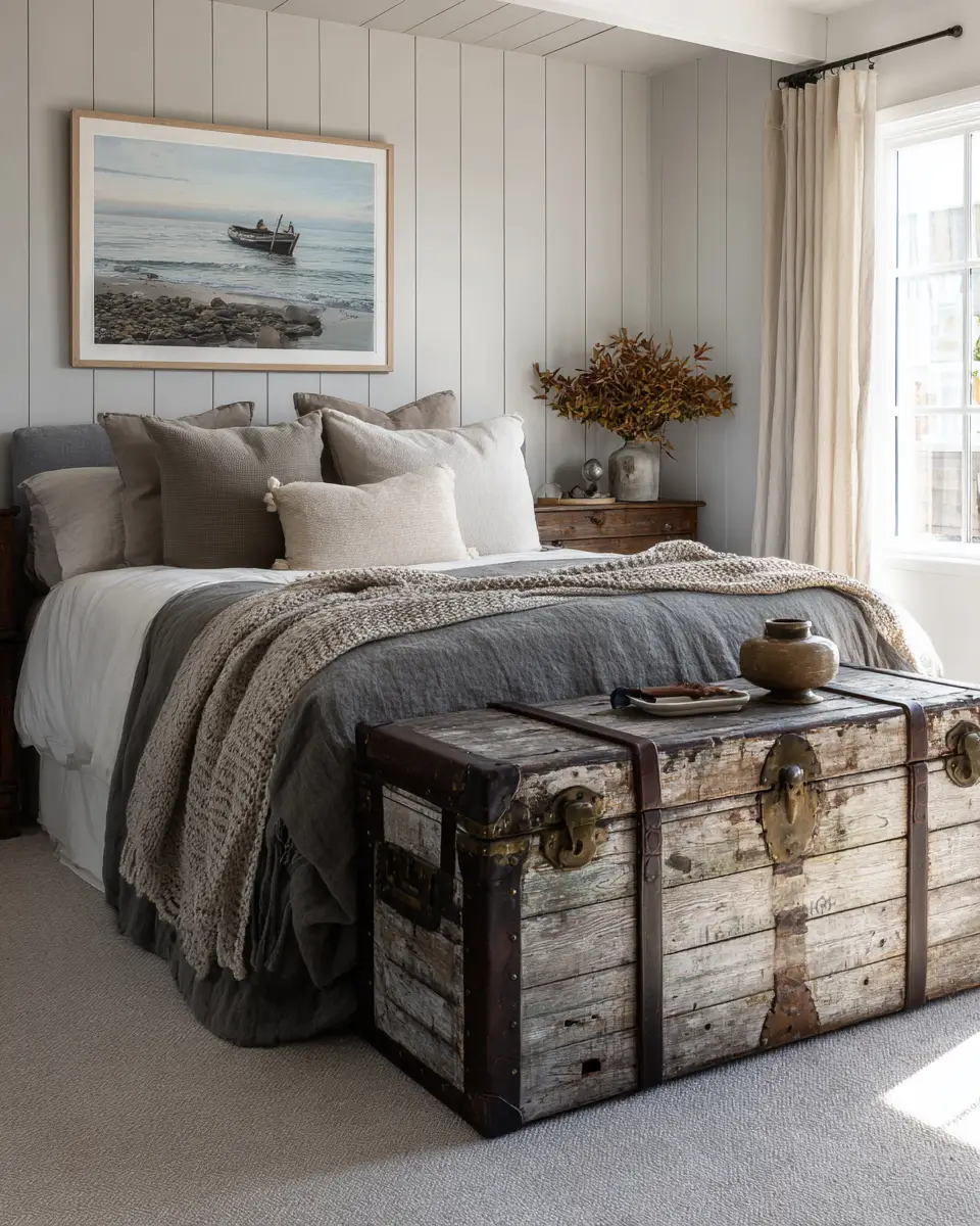 Moody Coastal Bedroom Decor Ideas