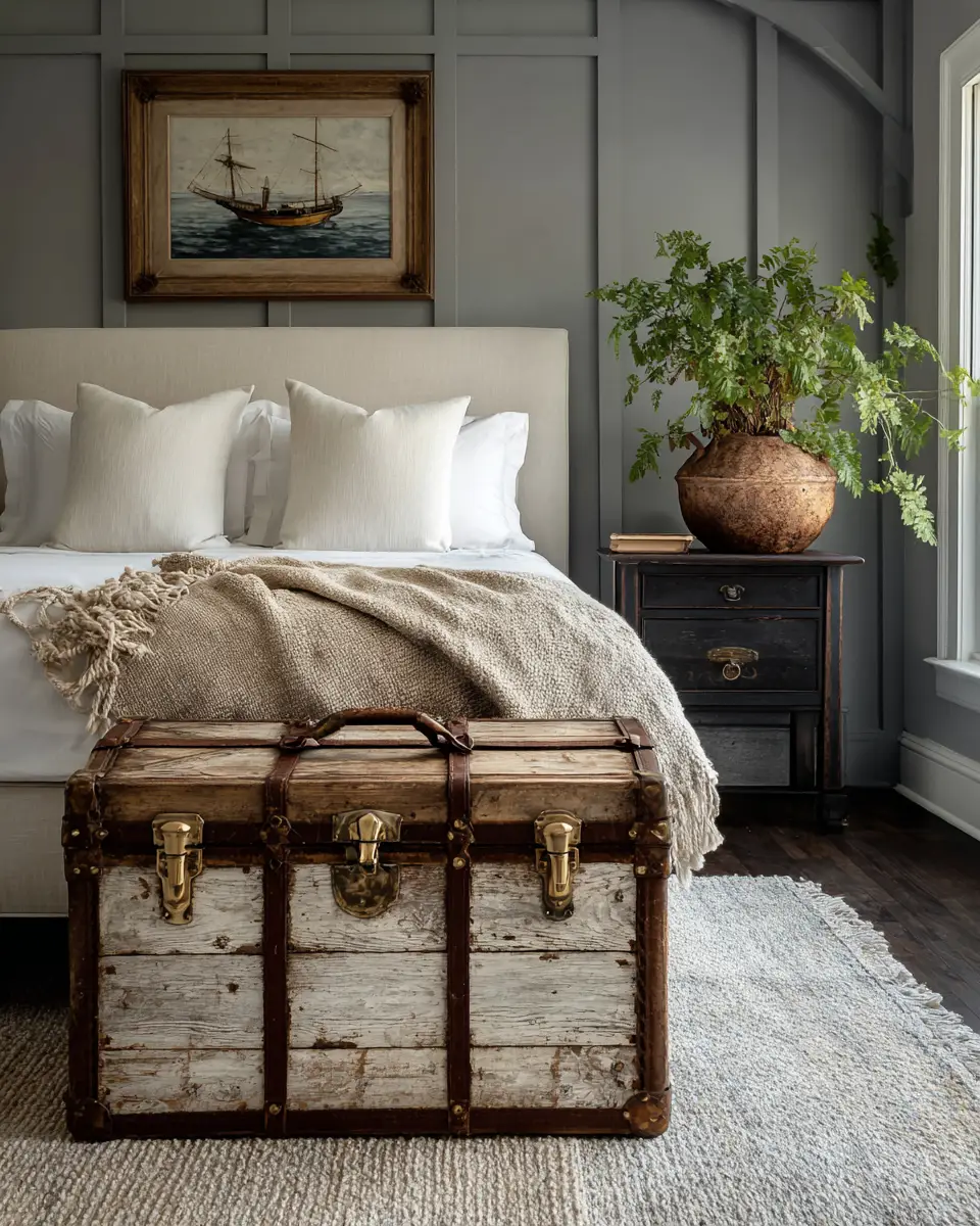 Moody Coastal Bedroom Decor Ideas