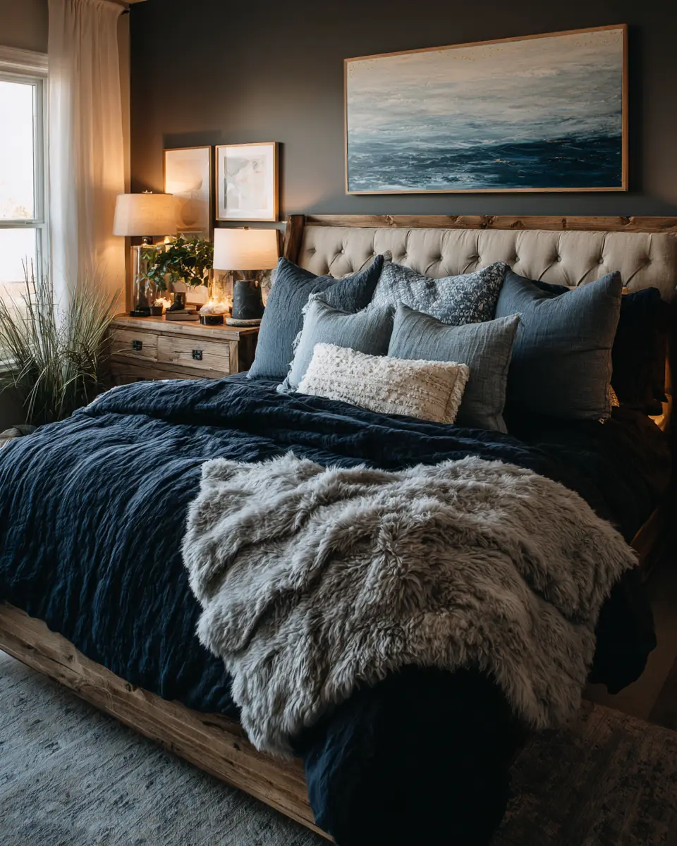 Moody Coastal Bedroom Decor Ideas