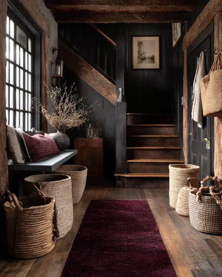 Moody Cottage Entryway Decor Ideas - Featured