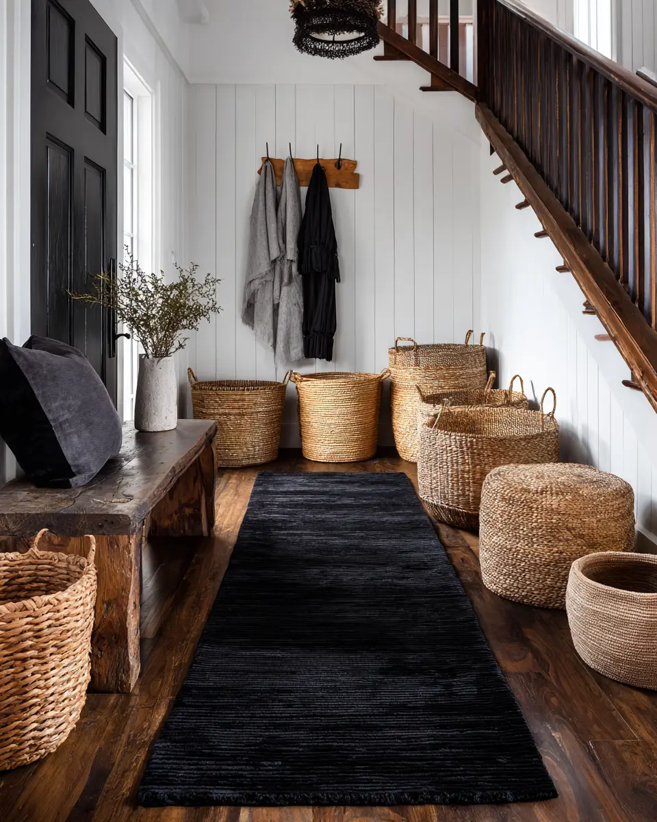 Moody Cottage Entryway Decor Ideas