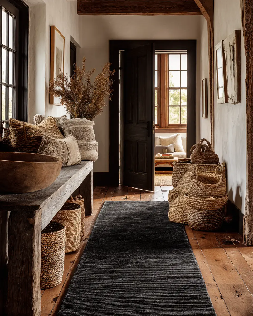 Moody Cottage Entryway Decor Ideas