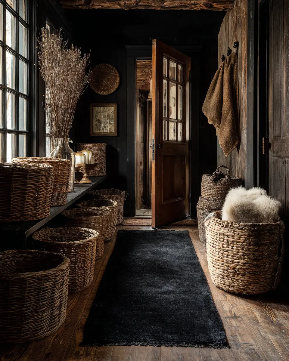 Moody Cottage Entryway Decor Ideas