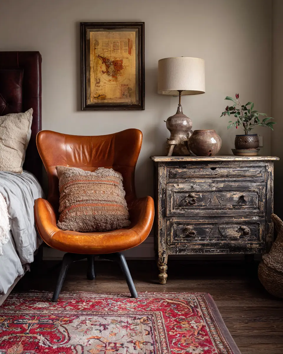 Moody Eclectic Bedroom Decor Ideas