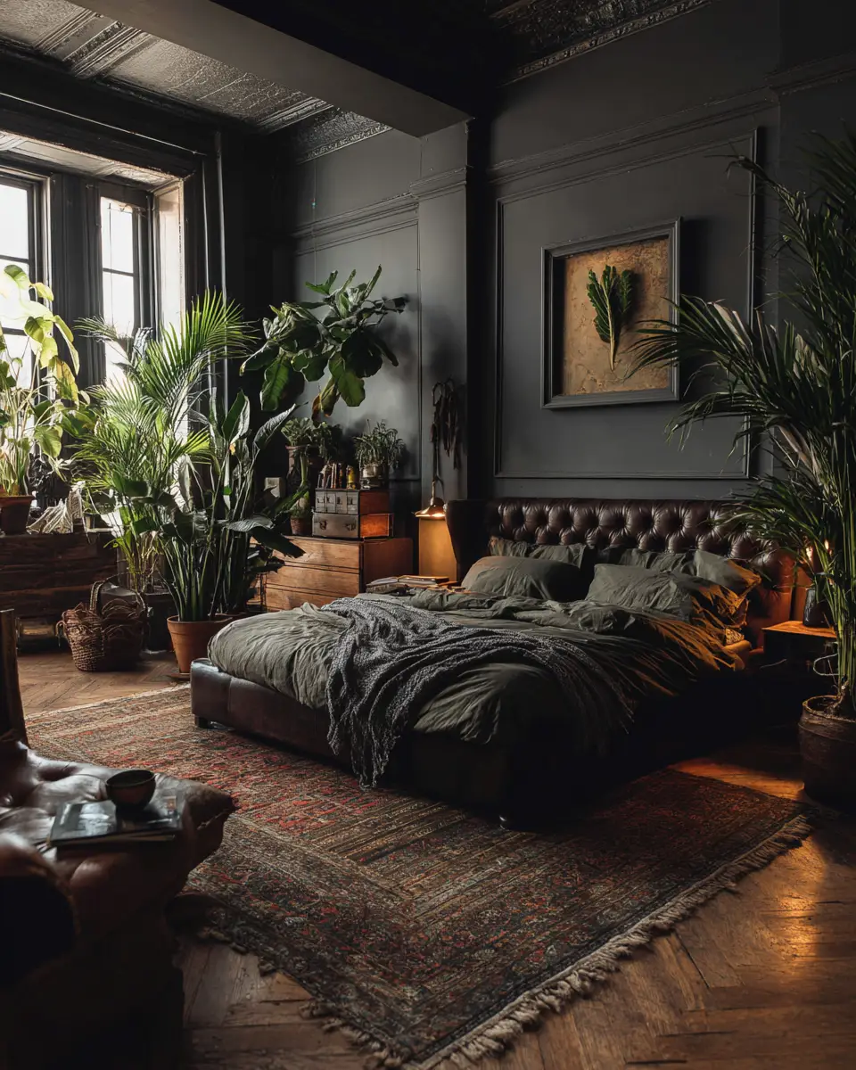 Moody Eclectic Bedroom Decor Ideas