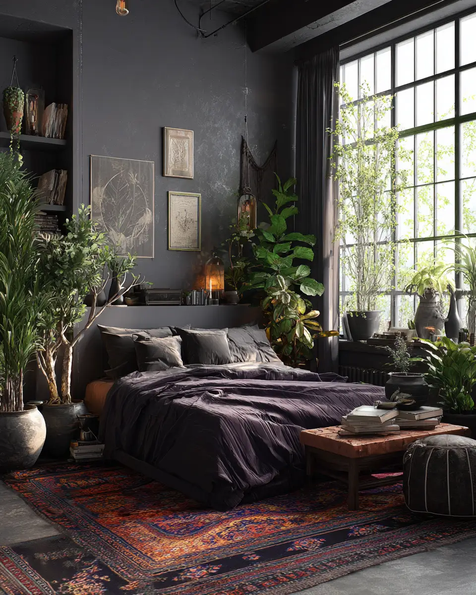 Moody Eclectic Bedroom Decor Ideas