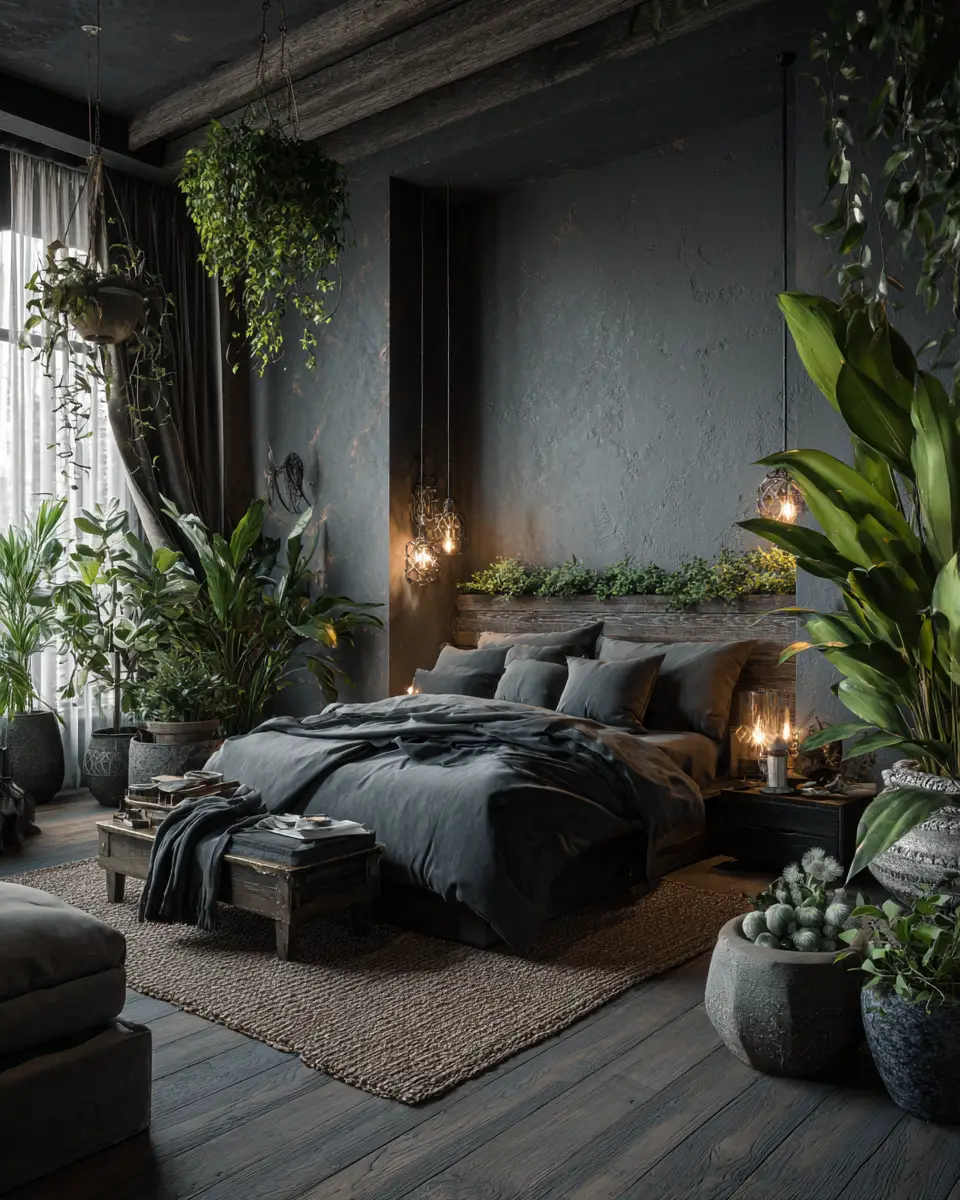 Moody Eclectic Bedroom Decor Ideas