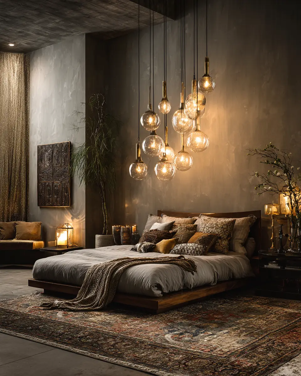 Moody Eclectic Bedroom Decor Ideas